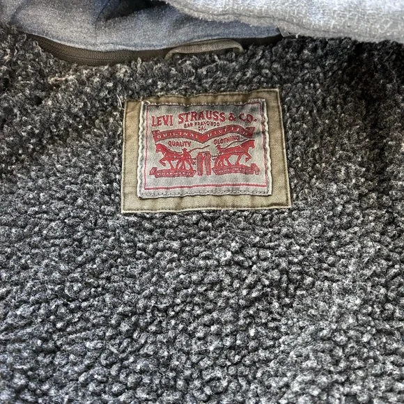 Levi’s military inspired utility work coat. Heavyweight. Canvas with Sherpa. XXL - Picture 12 of 16